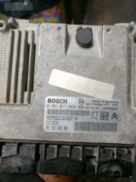 0 281 011 089 PEUGEOT 206 1.4 MOTOR BEYNİ