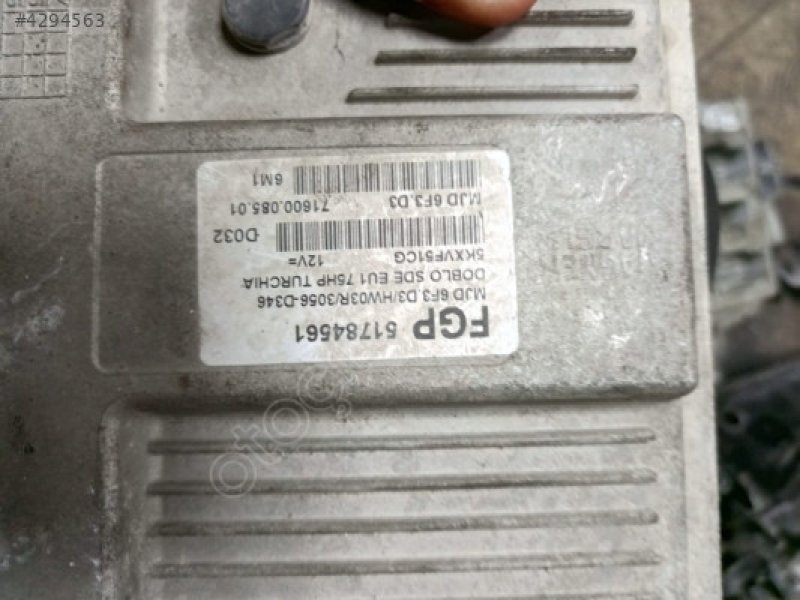 51784561 FİAT DOBLO 6F3 HW03R MOTOR BEYNİ