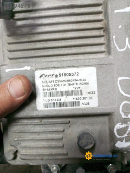 FİAT DOBLO 1.3 MULTİJET MOTOR BEYNİ 51805372