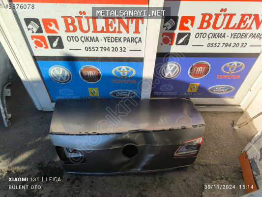 Volkswagen Passat B8 bagaj kapağı orijinal çıkma