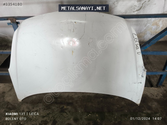 Opel Corsa D motor kaputu orijinal çıkma