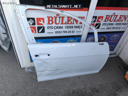 Volkswagen Golf 7 sağ ön kapı orijinal çıkma