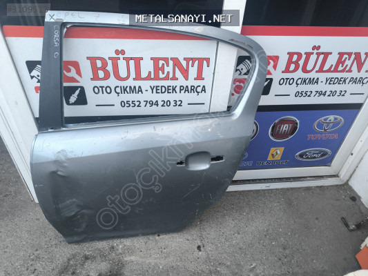 Opel Corsa D sol arka kapı orijinal çıkma