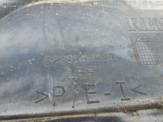RENAULT MEGANE 4 ÖN TAMPON ALT MUHAFAZA ORJİNAL ÇIKMA 622350422R