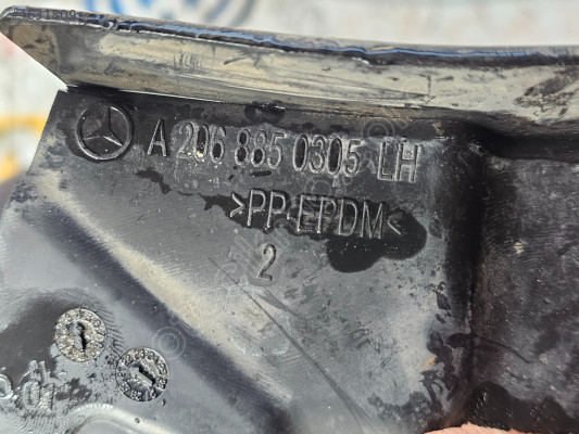 MERCEDES W206 SOL ÖN ÇAMURLUK BRAKETİ ORJİNAL ÇIKMA A2068850305