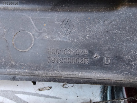 RENAULT MEGANE 3 SAĞ ARKA TAMPON BRAKETİ ORJİNAL 791820002R