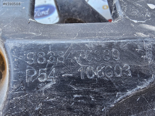 PEUGEOT 408 SAĞ-SOL ARKA TAMPON BRAKETİ ORJİNAL ÇIKMA 9838475380