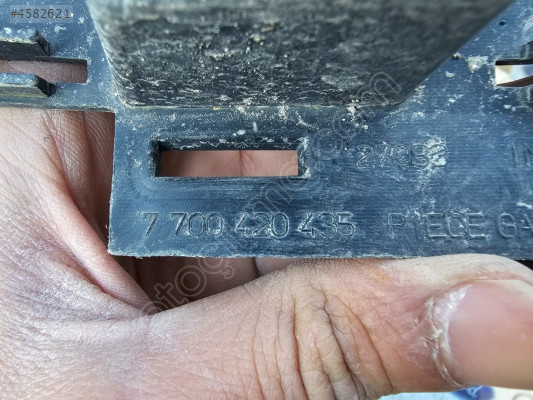 RENAULT LAGUNA 2 ARKA TAMPON BRAKETİ ORJİNAL ÇIKMA 7700420435 4.