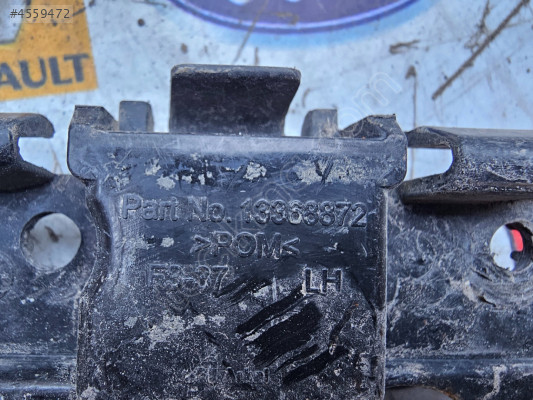 OPEL ASTRA J SAĞ-SOL ÖN TAMPON BRAKETİ ORJİNAL ÇIKMA 13368872 1.