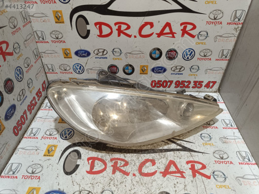 PEUGEOT 206 SAĞ ÖN FAR ORJİNAL ÇIKMA PARÇA