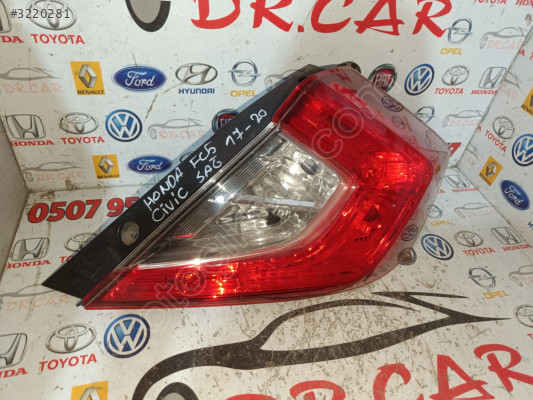 HONDA CİVİC 17-20 FC5 SAĞ STOP ORJİNAL ÇIKMA PARÇA 33500TEAT01