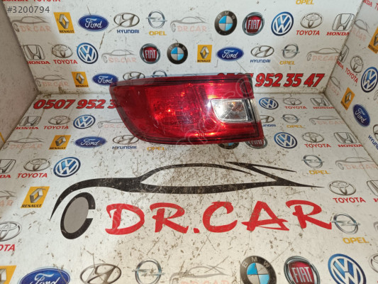 RENAULT CLİO 4 HB SOL DIŞ STOP ORJİNAL ÇIKMA PARÇA 365553752R