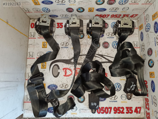 PEUGEOT 2008 EMNİYET KEMERLERİ SIFIR ORJİNAL PARÇA 98208526XX