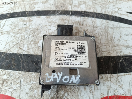 HYUNDAİ BAYON RADAR SENSÖRÜ ORJİNAL ÇIKMA PARÇA 99110Q0300
