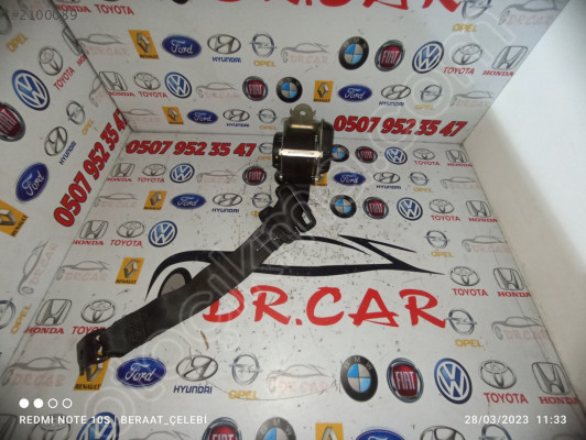 RENAULT MEGANE 4 EMNİYET KEMERİ ÇIKMA PARÇA