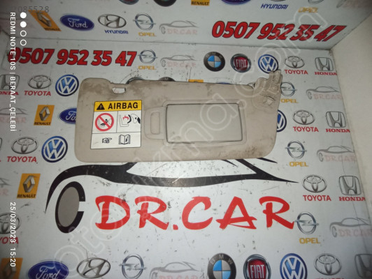 RENAULT MEGANE 4 SAĞ GÜNEŞLİK ÇIKMA PARÇA