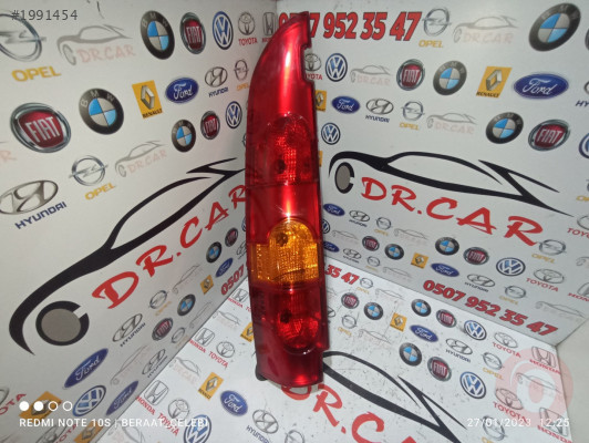 RENAULT KANGOO 2003-07 SOL ARKA STOP ÇİFT BAGAJLI SIFIR