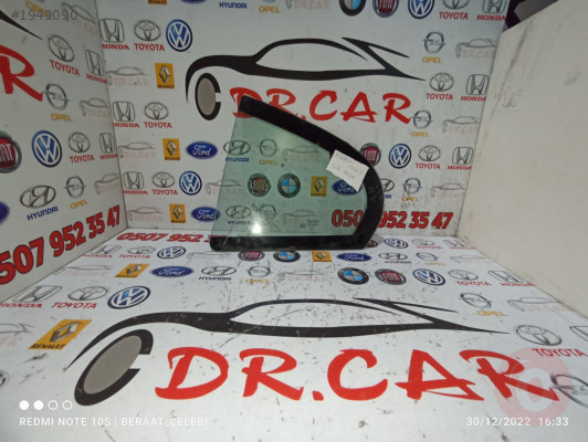 RENAULT CLİO 2 SOL ARKA KELEBEK CAM ÇIKMA PARÇA