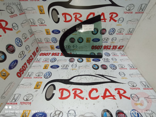 RENAULT CLİO 2 SAĞ ARKA KELEBEK CAM ÇIKMA PARÇA