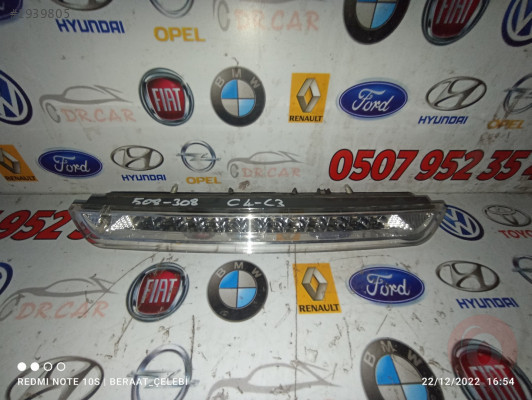 PEUGEOT 308-508 CİTROEN C3-C4 3.STOP LAMBASİ ÇIKMA PARÇA