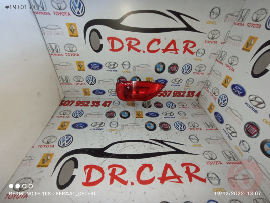 RENAULT MEGANE 4 ARKA SİS FARI REFLEKTÖR SAĞ ÇIKMA PARÇA