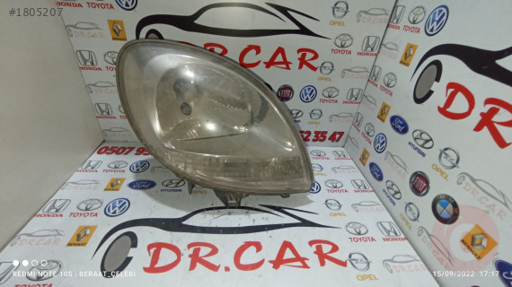 RENAULT KANGOO 2 SAĞ FAR İÇİ BEYAZ 2003-08 ÇIKMA PARÇA