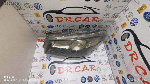 RENAULT MEGANE 2 SOL FAR MERCEKLİ İÇİ SİYAH ÇIKMA PARÇA