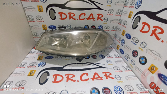 RENAULT MEGANE 2 SOL FAR İÇİ BEYAZ ÇIKMA PARÇA