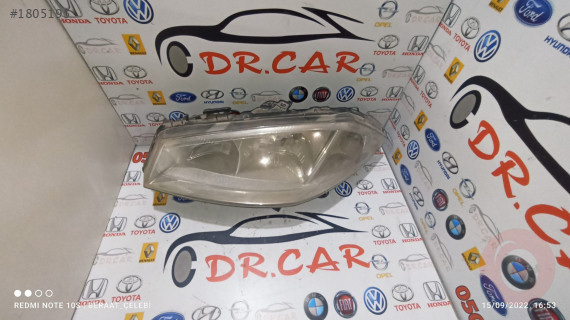 RENAULT MEGANE 2 SOL FAR İÇİ BEYAZ ÇIKMA PARÇA