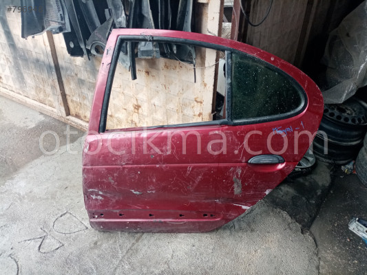 renault megane 1 sol arka kapı kırmızı