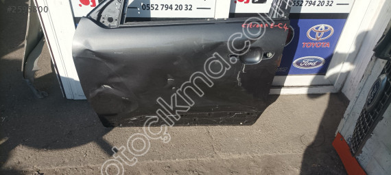 Citroen C4 sol ön kapı orijinal çıkma
