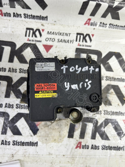 89541-52031 TOYOTA YARİS ÇIKMA ABS BEYNİ