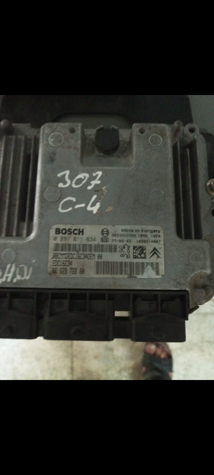 0281 011 634 Peugeot citroen motor beyni